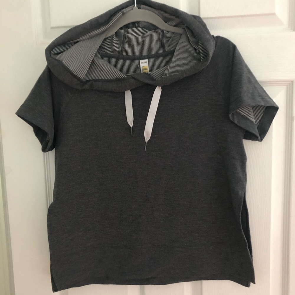 Lole Short Sleeve Boxy SweatShirt Gigantic Hoodie